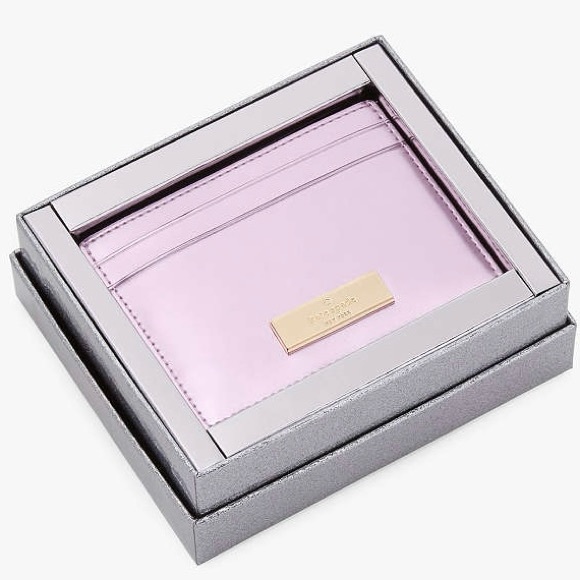 KATE SPADE Cardholder - Quartz Pink - Kenzie Boxed Small Cardholder - Picture 9 of 10